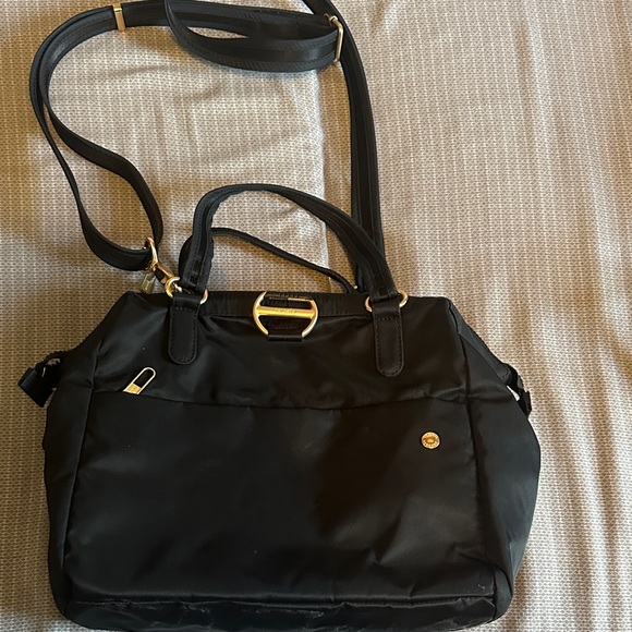 Pacsafe Handbags - Elegant Black Women's Handbag